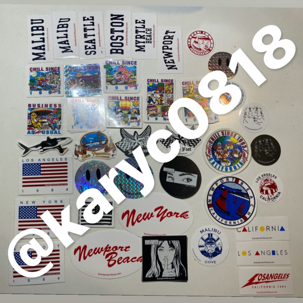 Random Brandy Melville 25 stickers